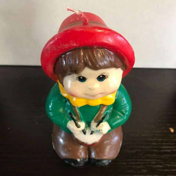 VTG Jasco Drummer Boy Candle 1981 Christmas Spirit 5.5" Hand Painted - Picture 5 of 8